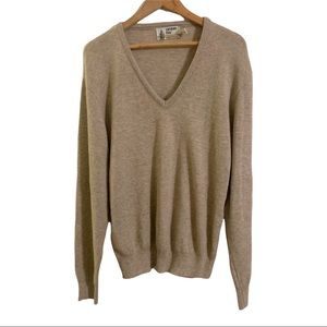 Men’s London Fog V Neck Sweater L